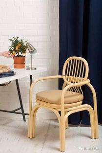 网红纯藤条椅子图片,自然与时尚的完美融合